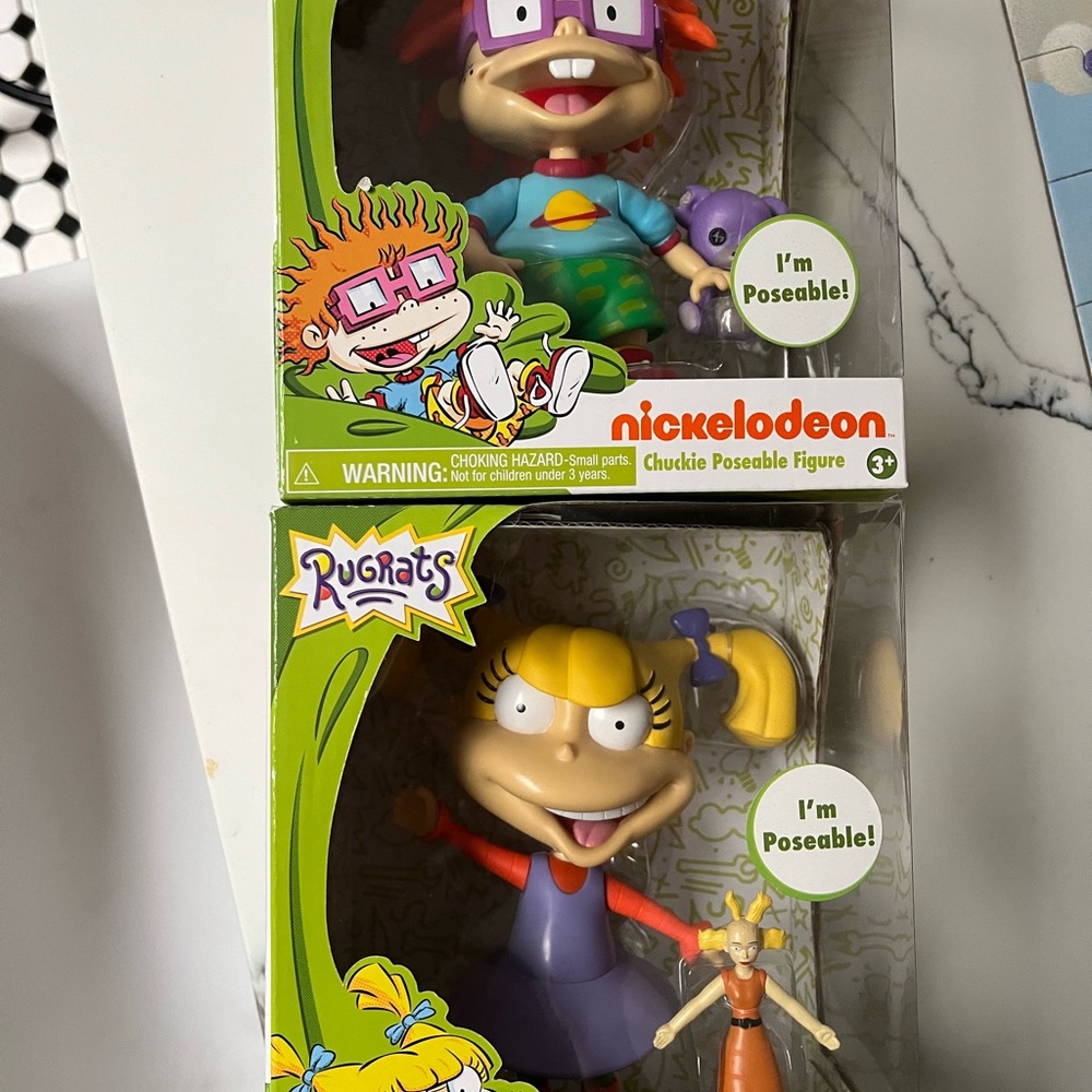Nickelodeon Rugrats Action Figures Chuckie and Angelica - Picture 2 of 14